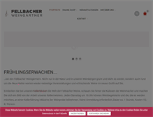 Tablet Screenshot of fellbacher-weine.de
